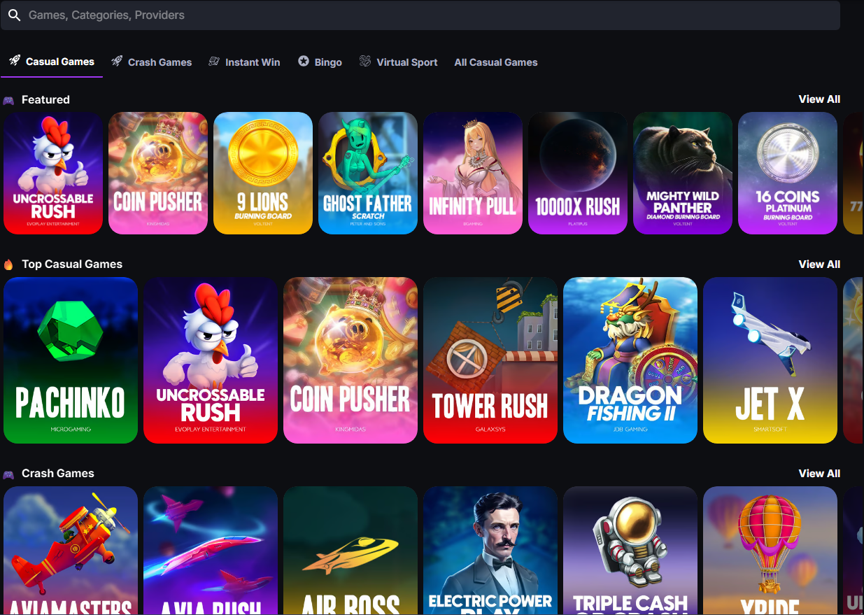 CoinCasino Casual Games